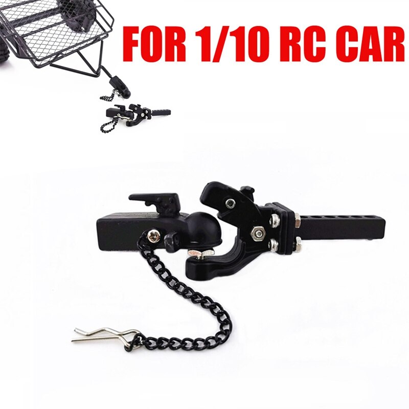 Metal Hitch Trailer Hook for SCX10 90046 Traxxas TRX4 1/10 RC Crawler Car Remote Control Car Model for Baby Kid