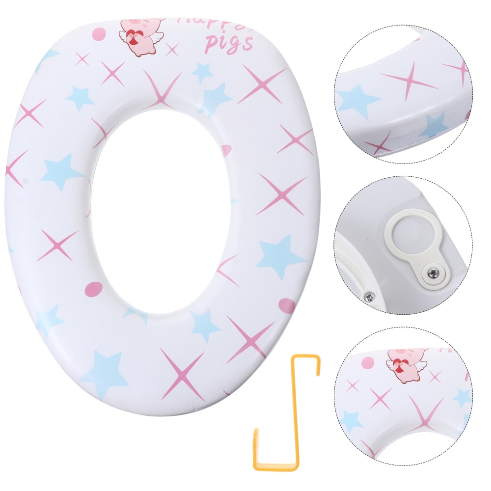 1Pc Toddler Potty Seats Baby Toilet Training Seats Kids Toilet Trainer Rings: Default Title