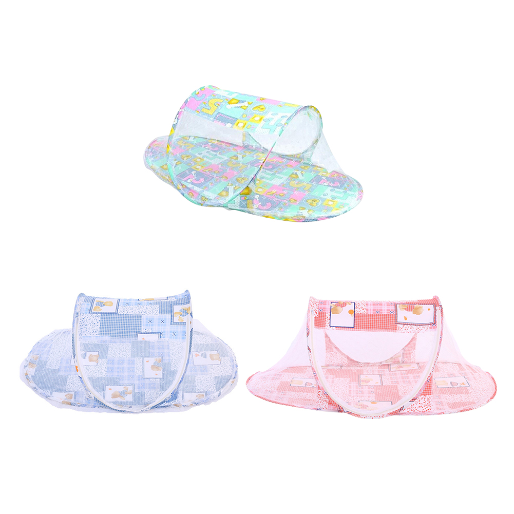 Portable Baby Crib Anti-Bug Net Foldable Summer Children Mosquito Net High Density Grids Tent for Newborn Infant