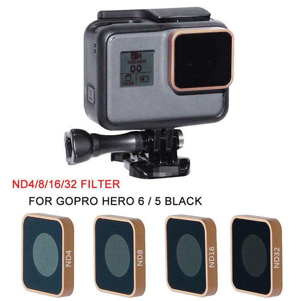 Für Gopro Held 5 6 Schwarz Kamera ND8 ND16 ND32 Objektiv Filter ND Objektiv Schutz Filter Ersatz Sport Kameras Zubehör