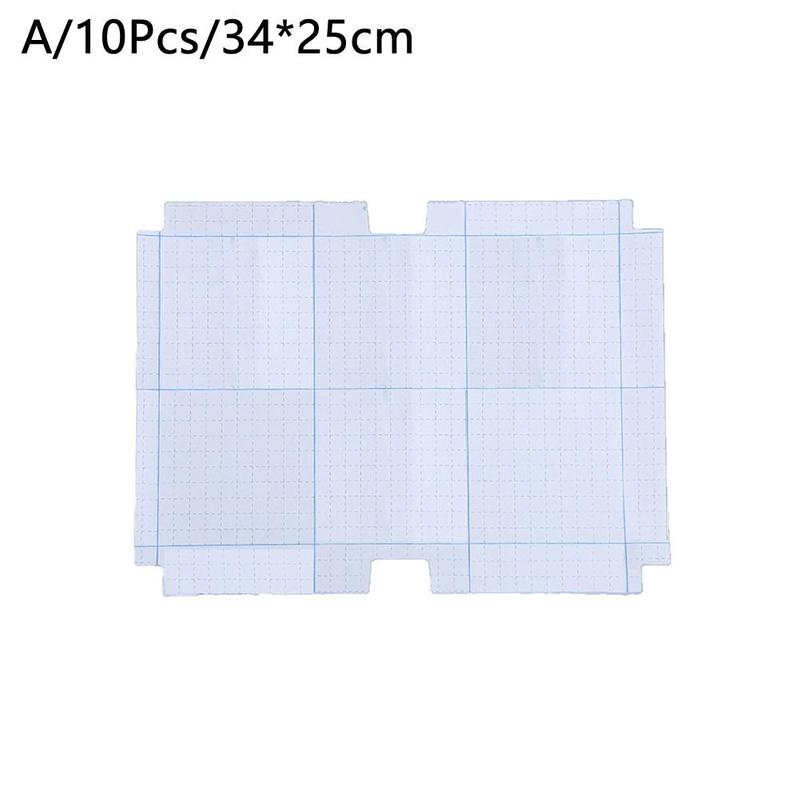10/Pack Transparante Boek Cover Frosted Textuur Zelfklevende Onderwijs Student Kantoorbenodigdheden Boek Film Studie Levert C4C9: Lemon Yellow