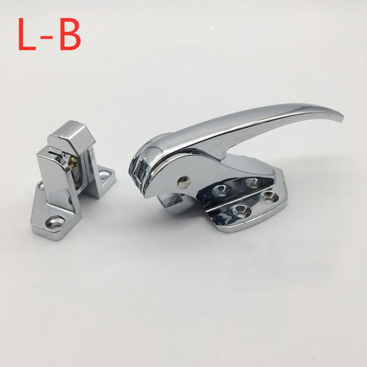 Zinklegering Deurklink Slot Verende Pull Handvat Klink Voor Oven Koelkast Vriezer Opslag Industriële Accessoires: L-B