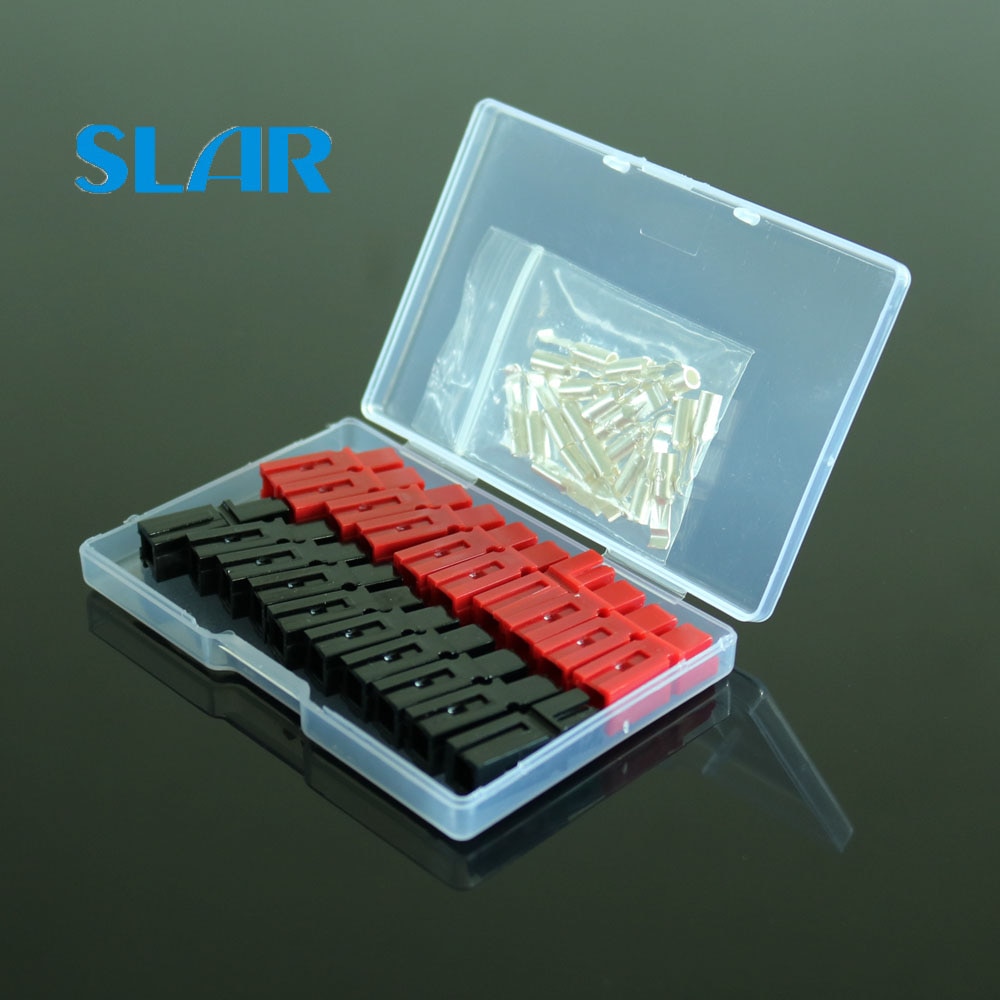 10 par / kasse pp30 30a strømstik stik rød sort s... – Grandado