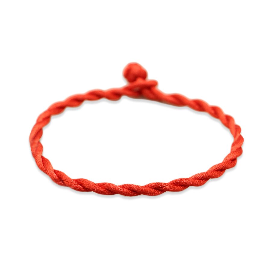 Simple Women's Beads Charm Rope Red Thread Bracelet On Hand For Men Women Lover Jewelry Supply: Diameter 4mm