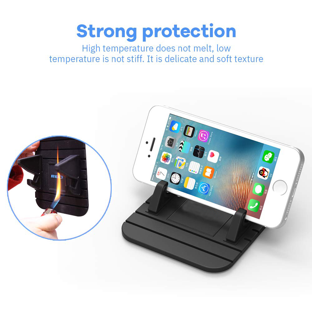 Junhom Dashboard Antislip Mat Rubber Mount Telefoon Houder Pad Mobiele Telefoon Stand Beugel Voor Samsung Xiaomi Mobiele houder