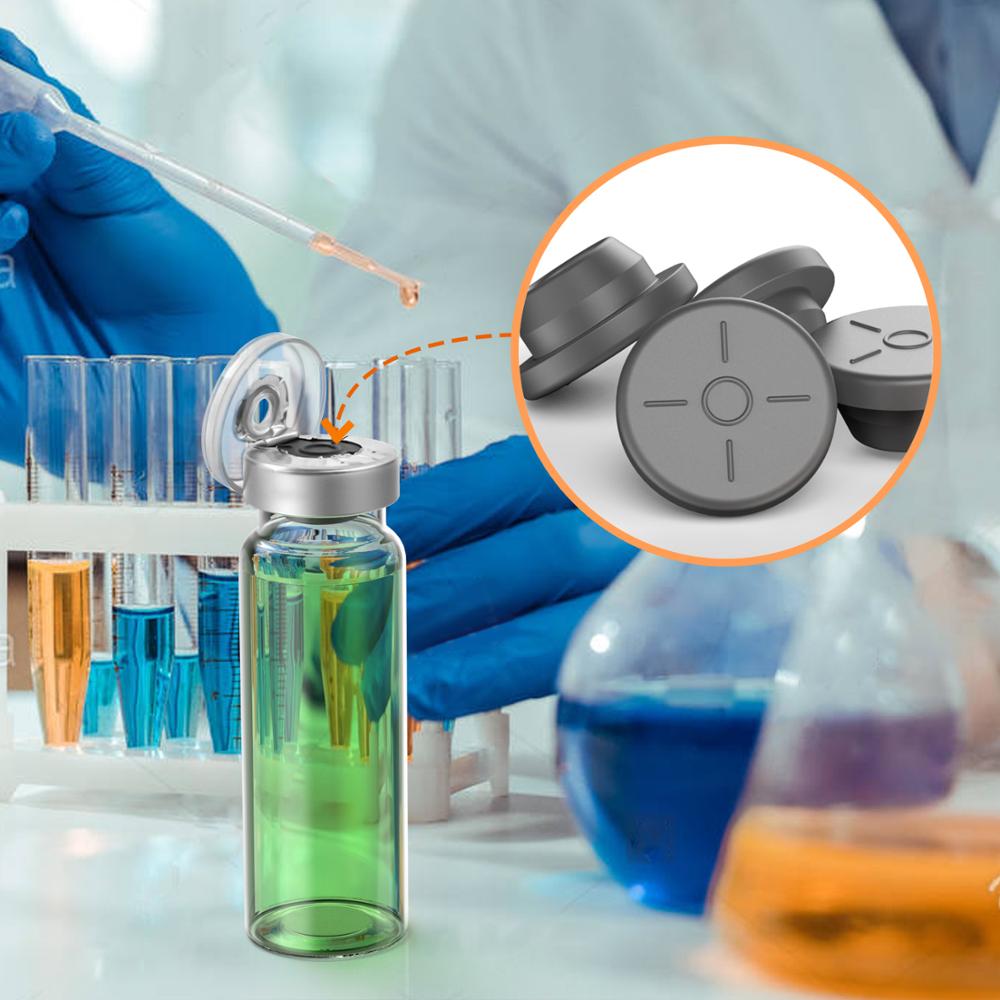 20Mm Butyl Stoppers Paddestoel 100 Pcs, Voor Glazen Flacon En Vloeibare Cultuur Potten, kan Worden Gesteriliseerd Door Stoom En Herhaald Gebruikt