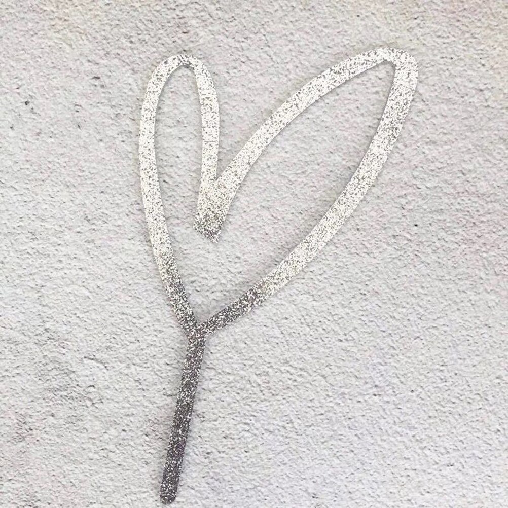 1pc Heart Pattern Happy Birthday Acrylic Cake Topper Wedding Cupcake Topper