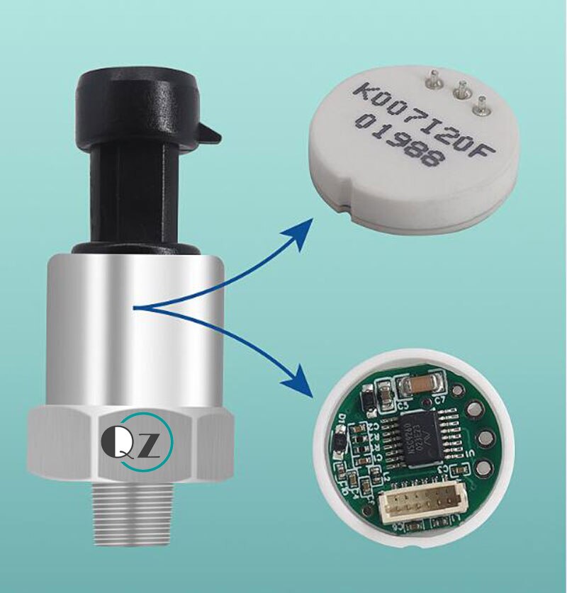 Constant pressure water supply pressure transmitter 4-20mA pressure sensor ceramic capacitor water pressure pneumatic hydraulic