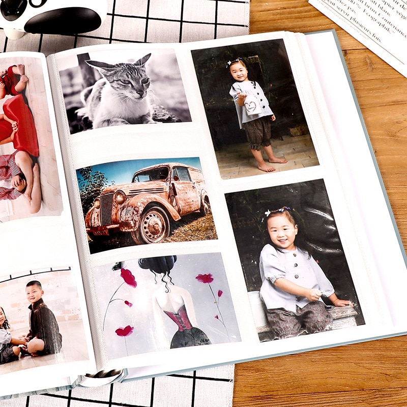 INS Style Simple Album Assortment Pack 500 Mass Album Interstitial Family Photo Album 5 / 6 /7 Inch