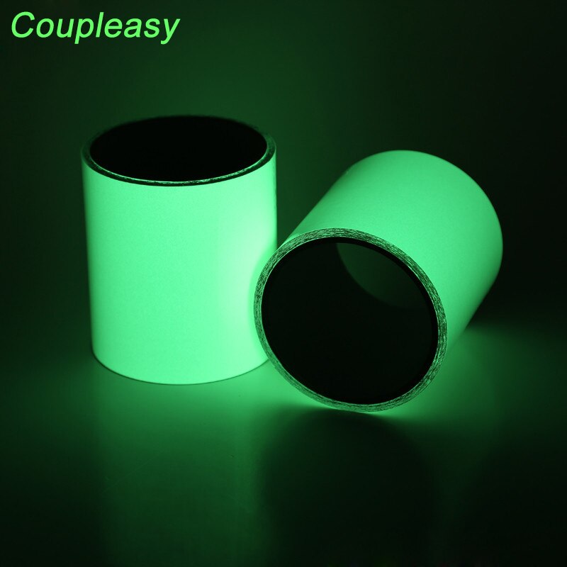 5 Stks/partij 9 Maten Zelfklevende Lichtgevende Tape Strip Glow In The Dark Green Home Decor Gebruikt Op Beton vloeren Traptreden Risers