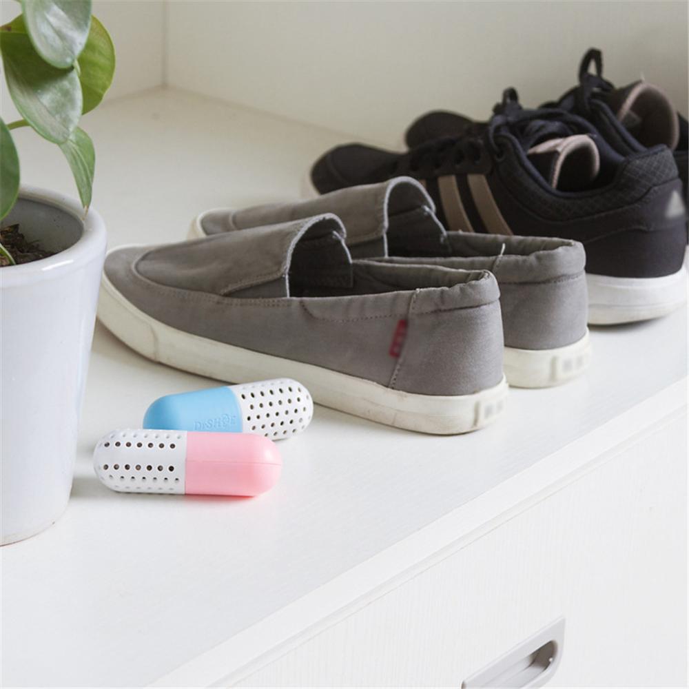 2 Pcs Shoes Deodorant Capsule To Odor Deodorant Mildew Moisture Dehumidifier for Bacteria Odor Eliminator Shoe Care Kit 4FM