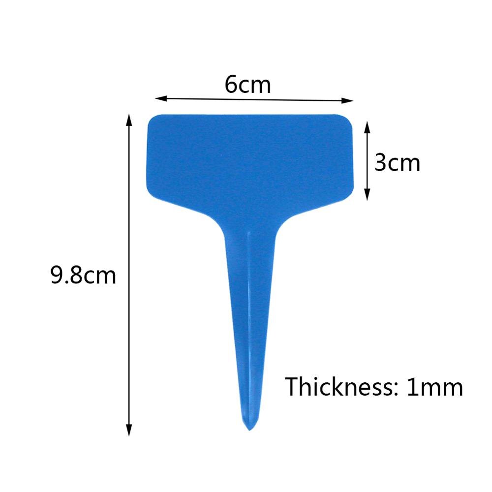 100 sztuk T kształt wodoodporna etykieta ogrodnictwo wysokiej jakości pcv z tworzywa sztucznego roślin przedszkola etykiety doniczka warzyw znacznik tagi