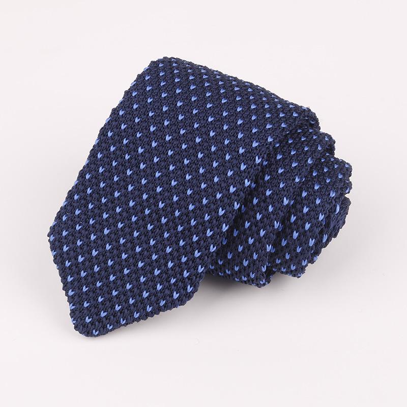 Stil herr och #39 ;s prick färgglad slips stickad stickad slips slips normal smal klassisk vävd cravate smala slipsar vintage: 8