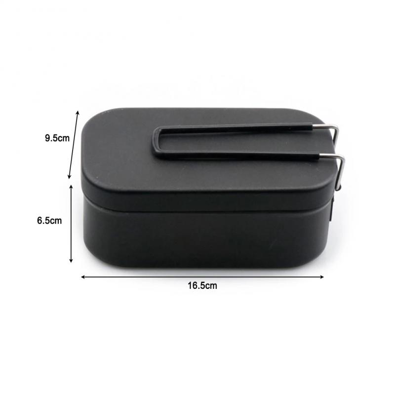 Mittagessen Kasten mit Klapp Griff Tragbare Tourismus draussen Picknick Camping Kochen Gedämpfte Bento Boxen Salat Obst Container