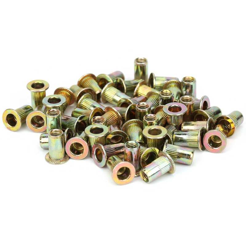 thread repair kit thread repair kit M4 Color Zinc Plating Rivet Nuts Quick Riveting Automobiles Hardware