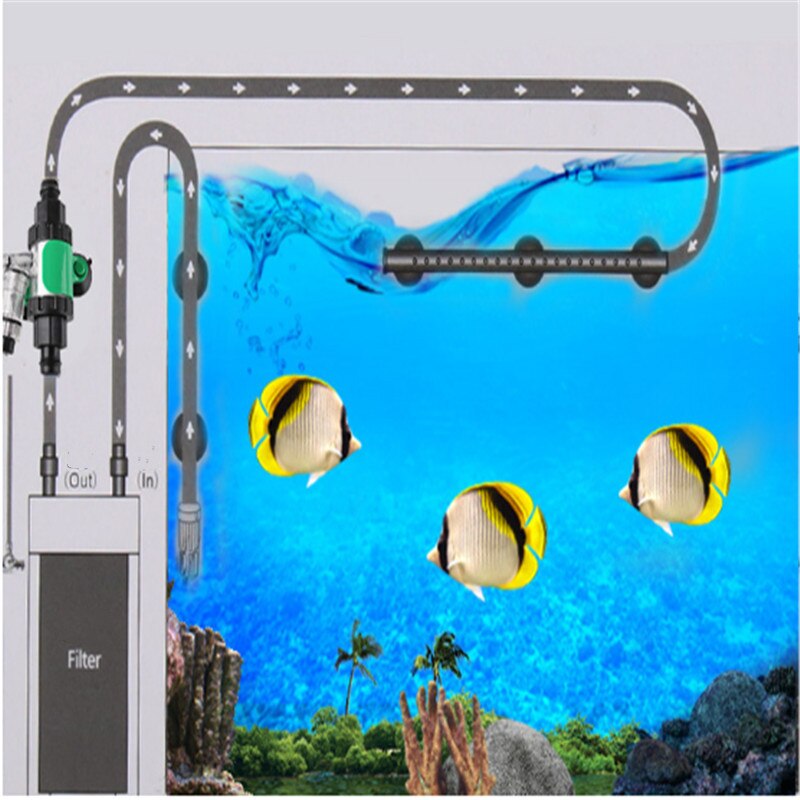 Carbon Dioxide Dissolver CO2 Diffusion Barrel Aquaria Tank External Refiner Cylinder External Equipment Three In One