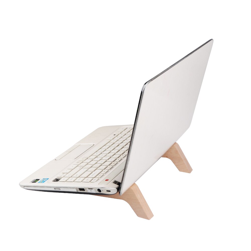 Draagbare Houten Rek Voor 11 Tot 15.6 Inch Laptop Computer Desktop Stand Voeg Hoogte Notebook Beugel Voor Macbook Dell Lenovo