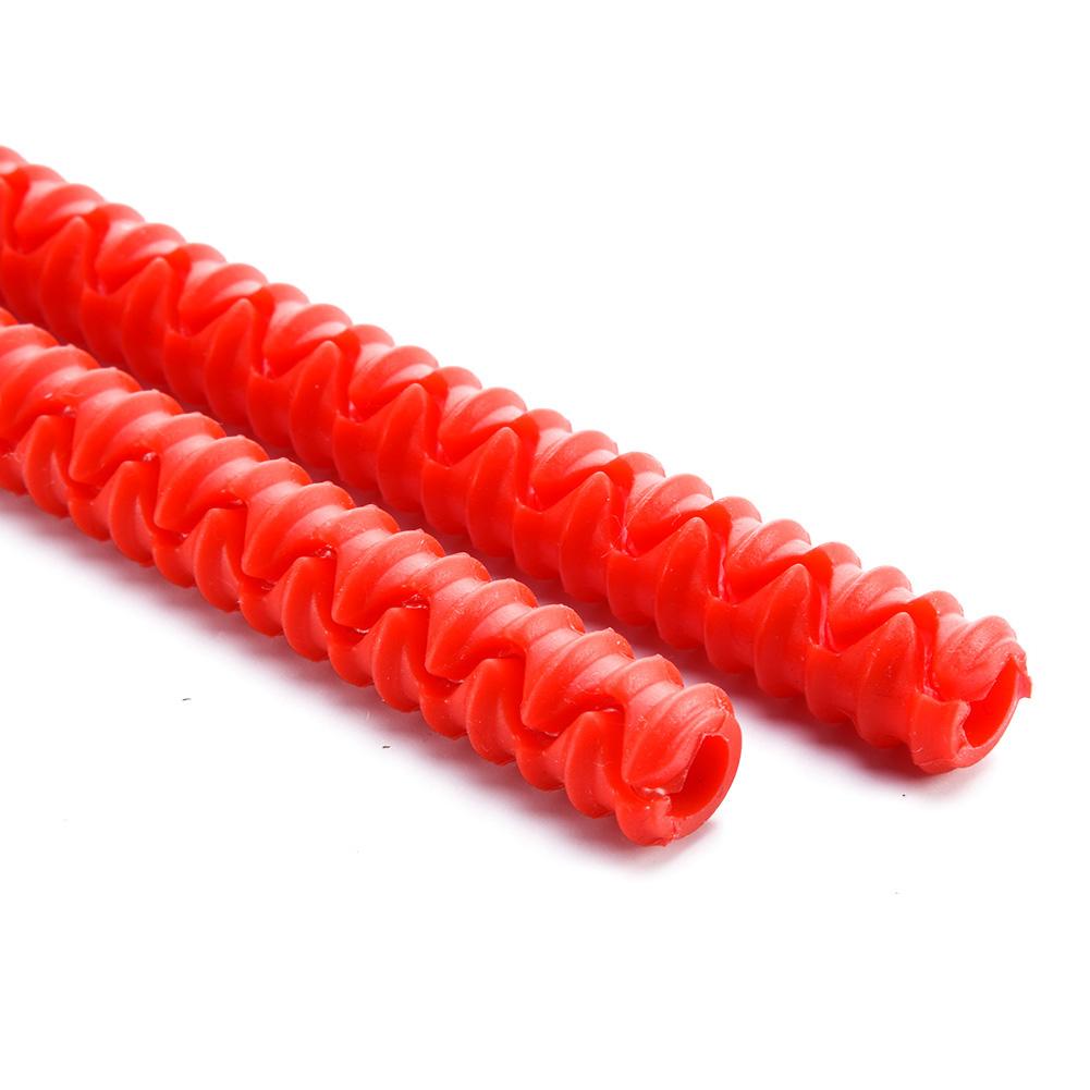 Silicone Oven Rack Guards Silicone Red Black Insulation Threaded Clip Strip Edge Protector Guard Cover Kitchen Baking Tools