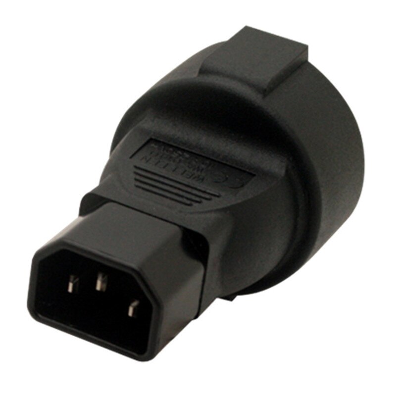 Prise C14-EU IEC320 C14 à l'ue prise Euro IEC 320 C14 à CEE 7/7 femelle européenne alimentation ca UPS/PDU adaptateur d'alimentation