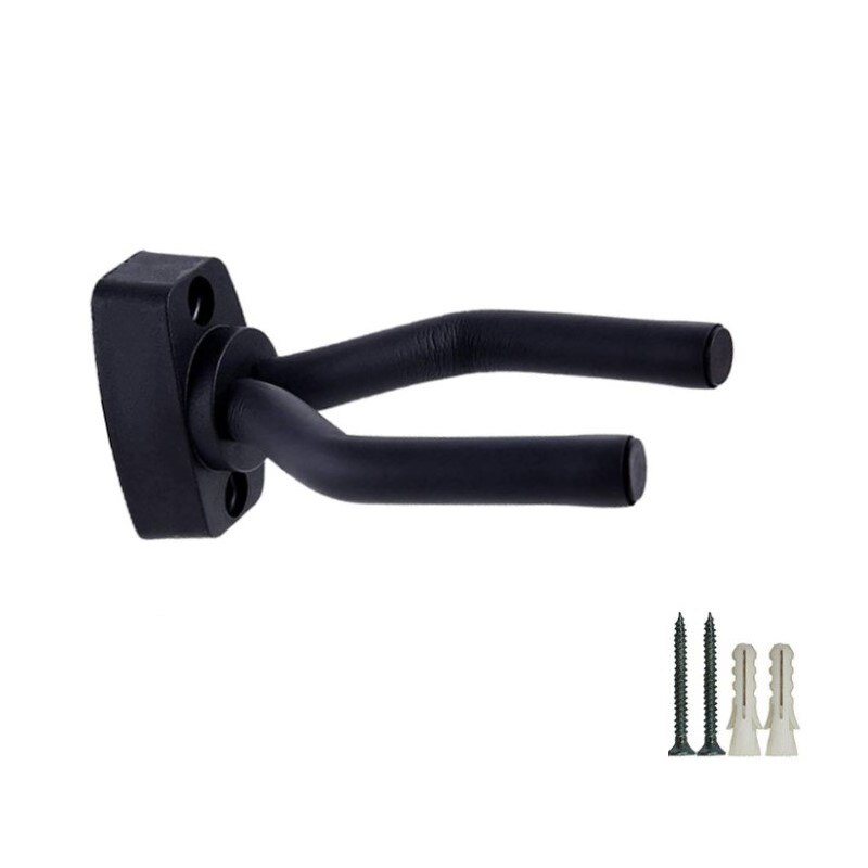 Wall Mount Ukulele Gitaar Hanger Haak Klassieke Ukulele Luit Houder Keeper Auto Grip Systeem Rubber Kussen Houten Basis: B