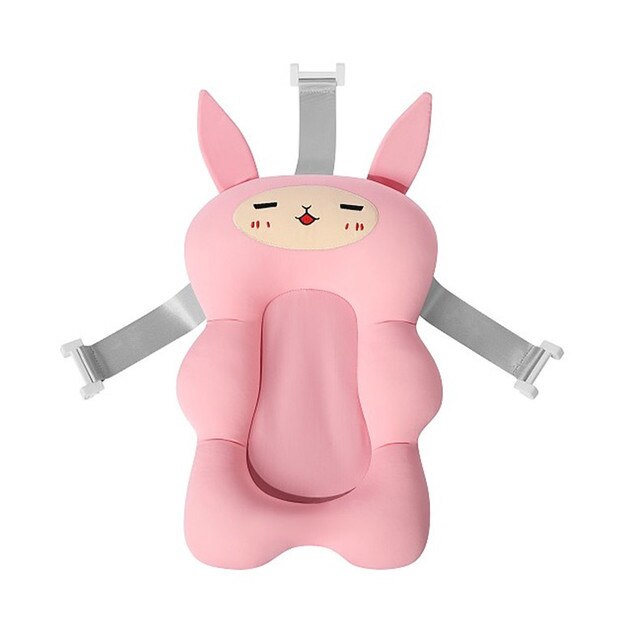 Baby shower badepude bærbar luftpude seng/stol/hylde skridsikker badekarmåtte tegneserie sikkerhed sikkerhed badesæde støttepude: 19