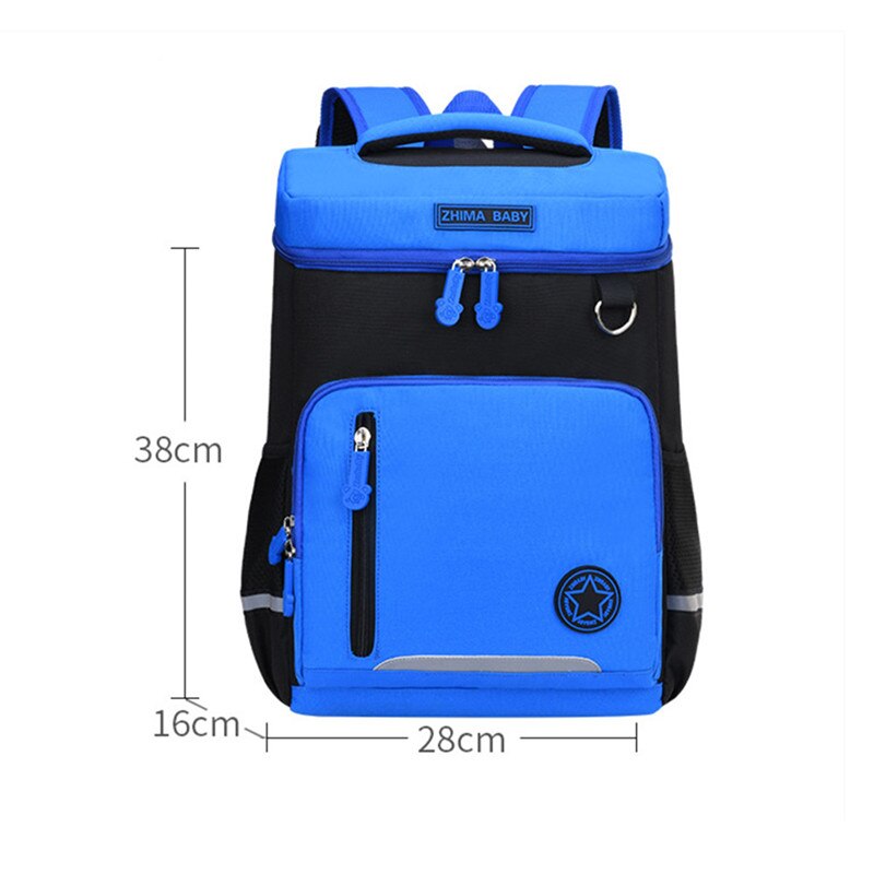 Children School Bags Primary Backpack For Boys Girls Kids Schoolbags Durable School Backpacks Mochila Sac A Dos: Small Blue-Black