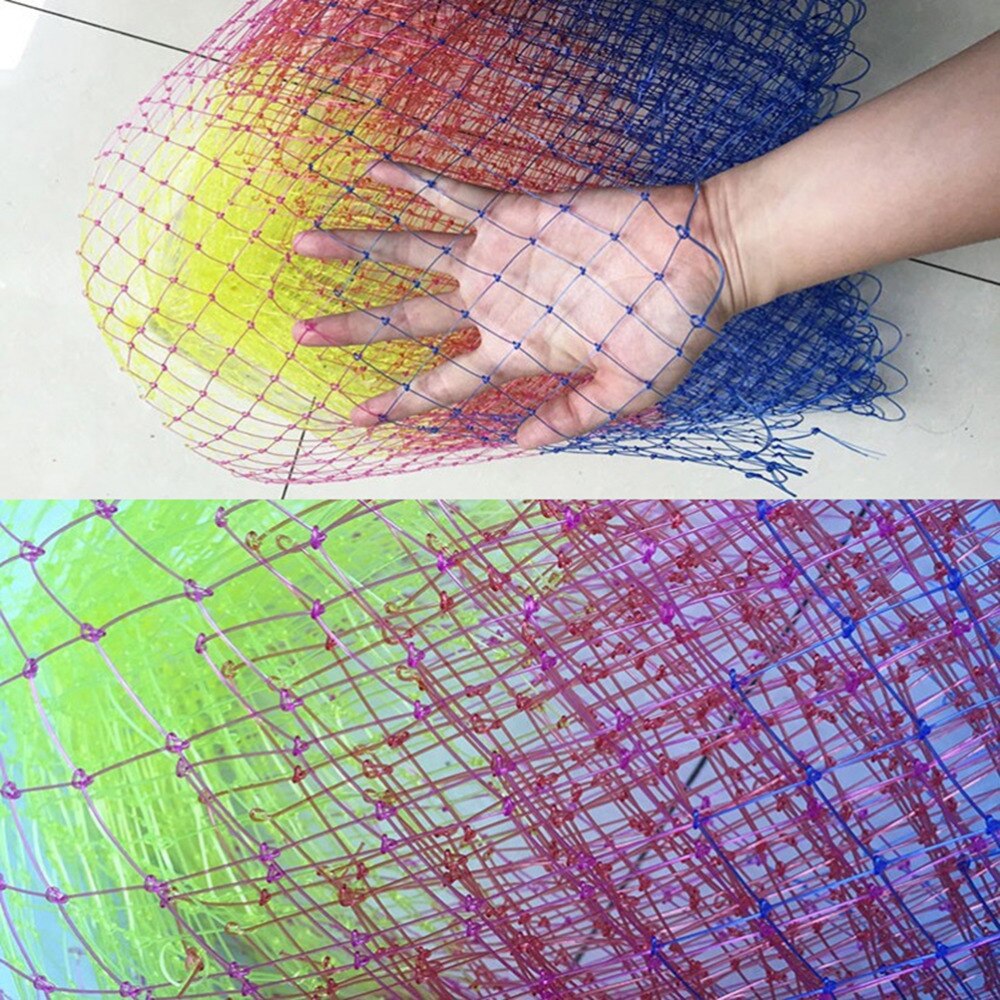 Nylon Fischernetze Faltbare Angeln Werkzeuge Rhombus Gittergewebe See Tiefe Falten Nylon Landung tauchen Netz 3 Größen