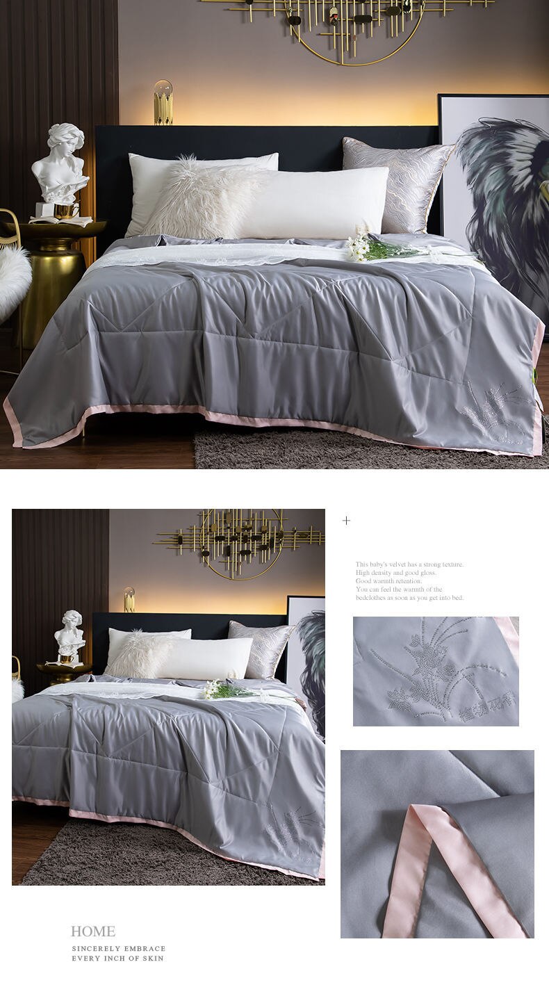 100% Moerbei Zijde Dikker Warme Winter Quilt Student Quilt