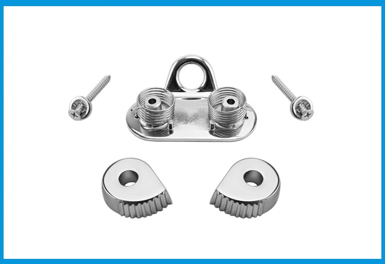 Stainless Steel 316 Cam Cleat with Leading Ring Boat Cam Cleats Matic Fairlead Marine Sailing Sailboat Kayak Canoe Dinghy