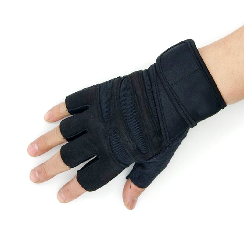 Luvas de academia com proteção para o pulso, para homens e mulheres, suporte para treino, fitness, levantamento de peso, do2, imperdível