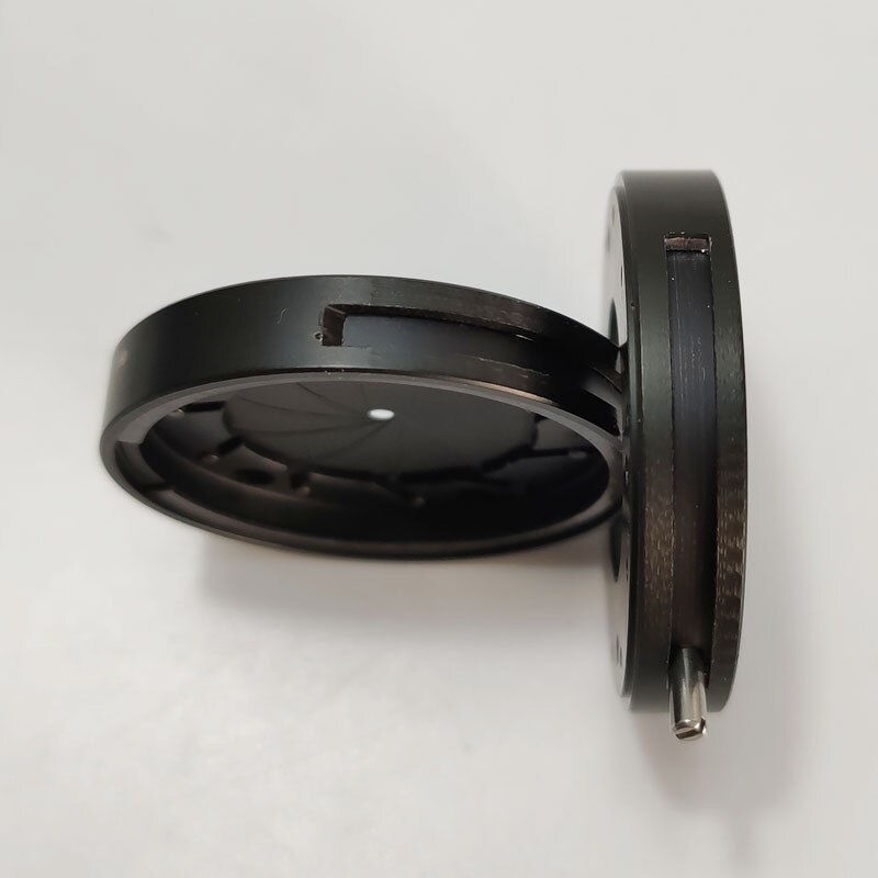 1 PC Mechanical Iris Adjustable Aperture 1.5-17mm Microscope Camera Optical Diaphragm Module