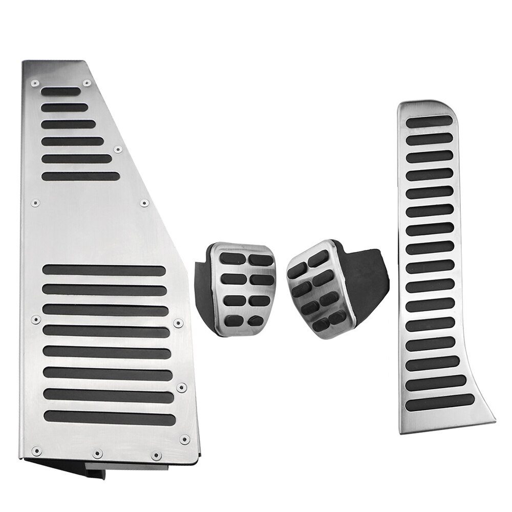 Car Pedals for VW Golf 6 MK6 Jetta MK5 Scirocco Octavia PASSAT B6 B7 CC Stainless Steel AT MT Auto Pedal Pads Foot Rest Cover: MT with Rest