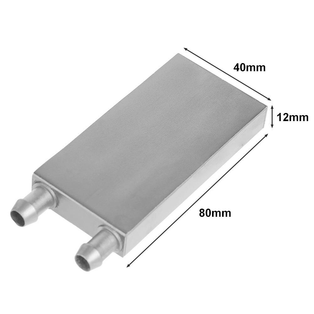120*40/80*40/40*40mm Aluminum Alloy Liquid-Water Cooling Block for Computer CPU Silver Heat Sink cooing fan accessories