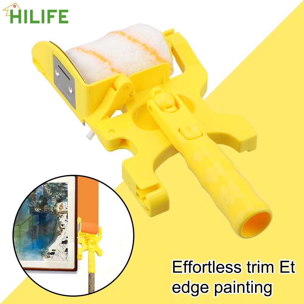 Wall Decorative Handle Tools for Home Wall Ceilings Roller Brush Wall Painting Tool Paint Brush Clean-Cut Paint Edger Roller