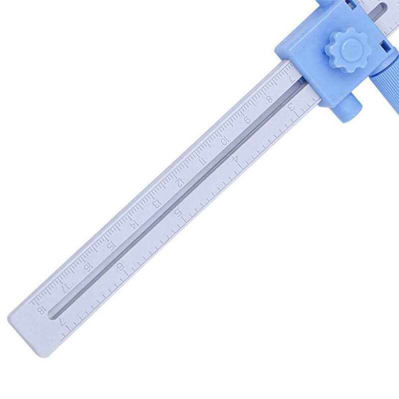 Cortador de brújula giratorio ajustable 20mm-180mm DIY cortador de círculos con cuchillas para costura de Patchwork de papel