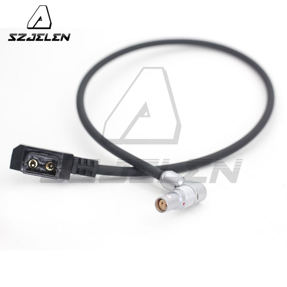 Haakse Elleboog Rood Camera Komodo 2pin Vrouwelijke Om D-TAP Power Kabel