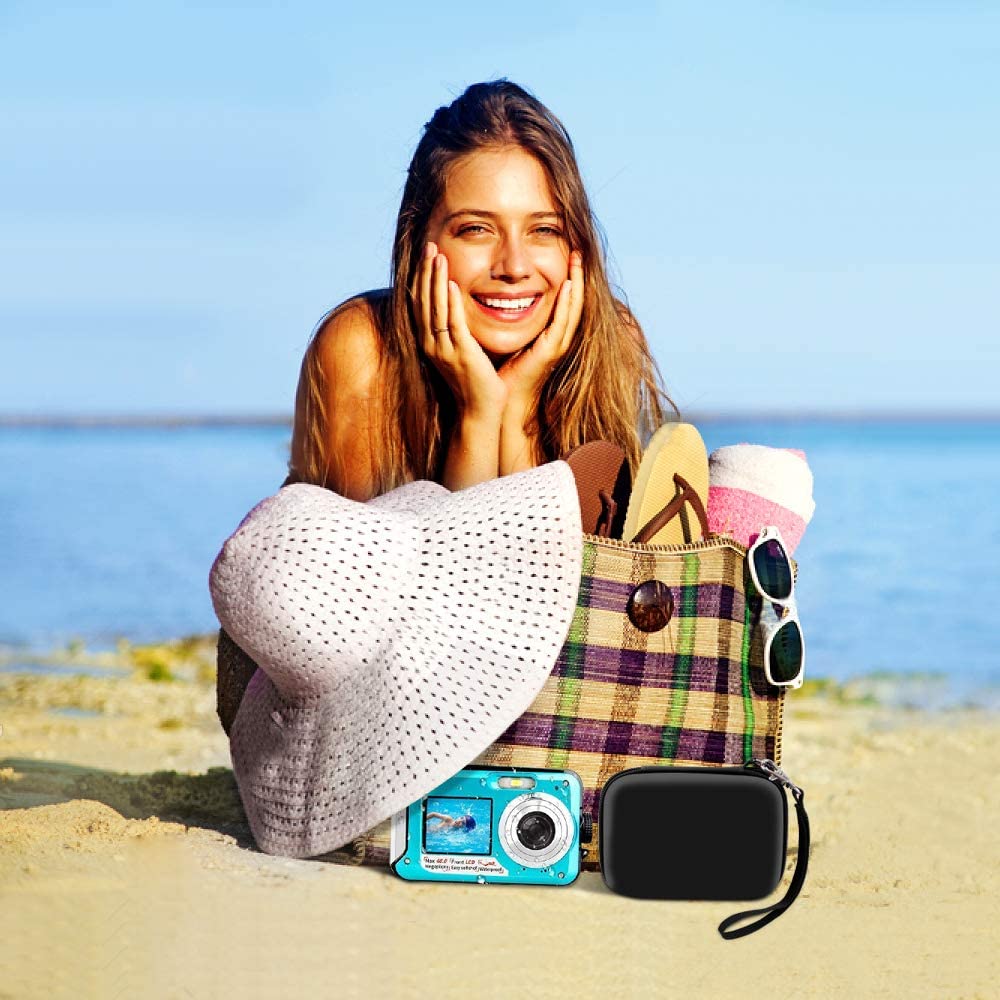 Funda para cámara subacuática YISENCE/Veroyi/COMI TECH/CEDITA/impermeable FHD 2,7 K 48 MP/Full HD 1080P cámara Digital. (solo caja)