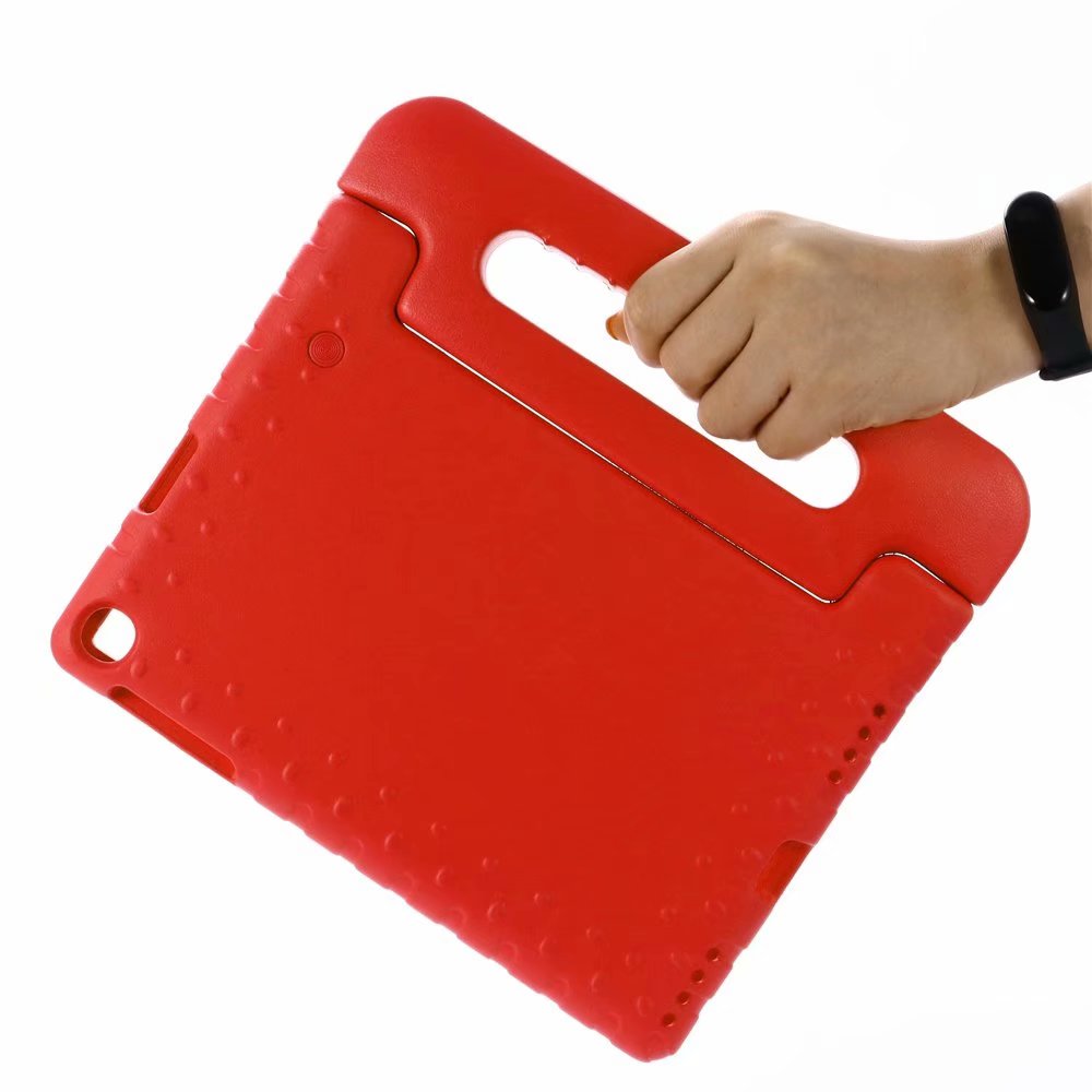 Para Samsung Tab A 10,1 Funda niños SM-T510 T515 A prueba de golpes EVA Funda para Samsung Galaxy Tab A 10,1 soporte con asa Funda: Rojo