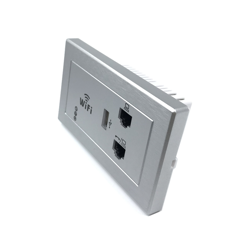 ANDDEAR witte Muur AP hotel kamer Wifi cover mini wall mount AP router access point kan pick up de telefoon lijn
