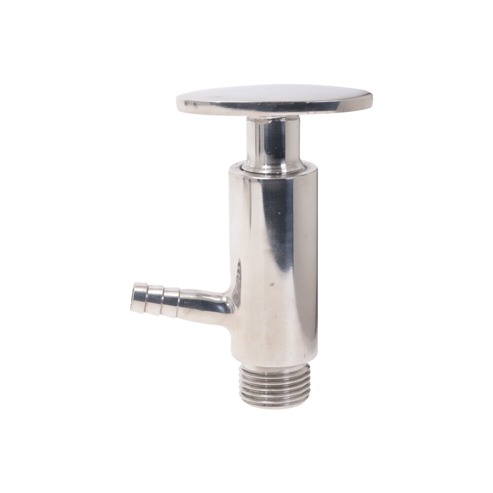 304 Stainless Steel Sanitary Sampling Valve 50.5mm Ferrule OD Fit 1/2" 1.5" Tri Clamp