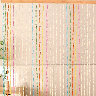 Corn leaves straw door curtains straw braid partition handmade reed curtain hanging room divider screen partition separador de a: 2