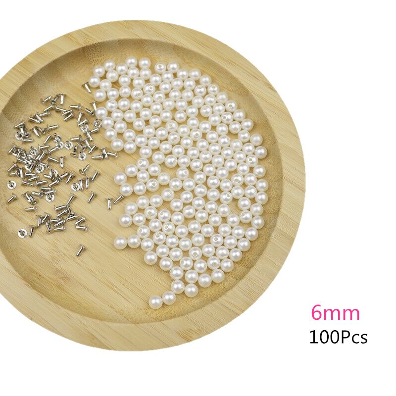 Decorative Beads For Clothing 2026.6-16MM Round Imitation Pearl Rivets DIY Craft Supp... - Grandado