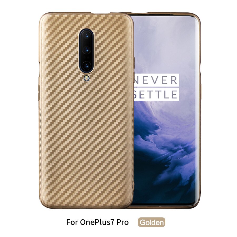 Carbon Fiber Case Voor Oneplus 7 7 Pro 1 + 7 Pro Case Soft Silicone ultradunne Cover Voor een Plus 6 5 5T 1 + 6 Shockproof Shell: For Oneplus 5T / 1