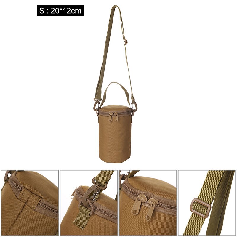 Gas Cylinder Case Fuel Tank Cooking Protector Storage Bag Durable Outdoor Camping Gas Protective Cover Camping Accessories: Camel S