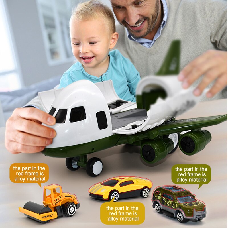 Simulazione Della Pista Inerzia Giocattolo Per Bambini Aeromobili di Grandi Dimensioni Passeggeri Aereo Aereo Di Linea Giocattolo di stoccaggio di Auto In Lega camion veicoli