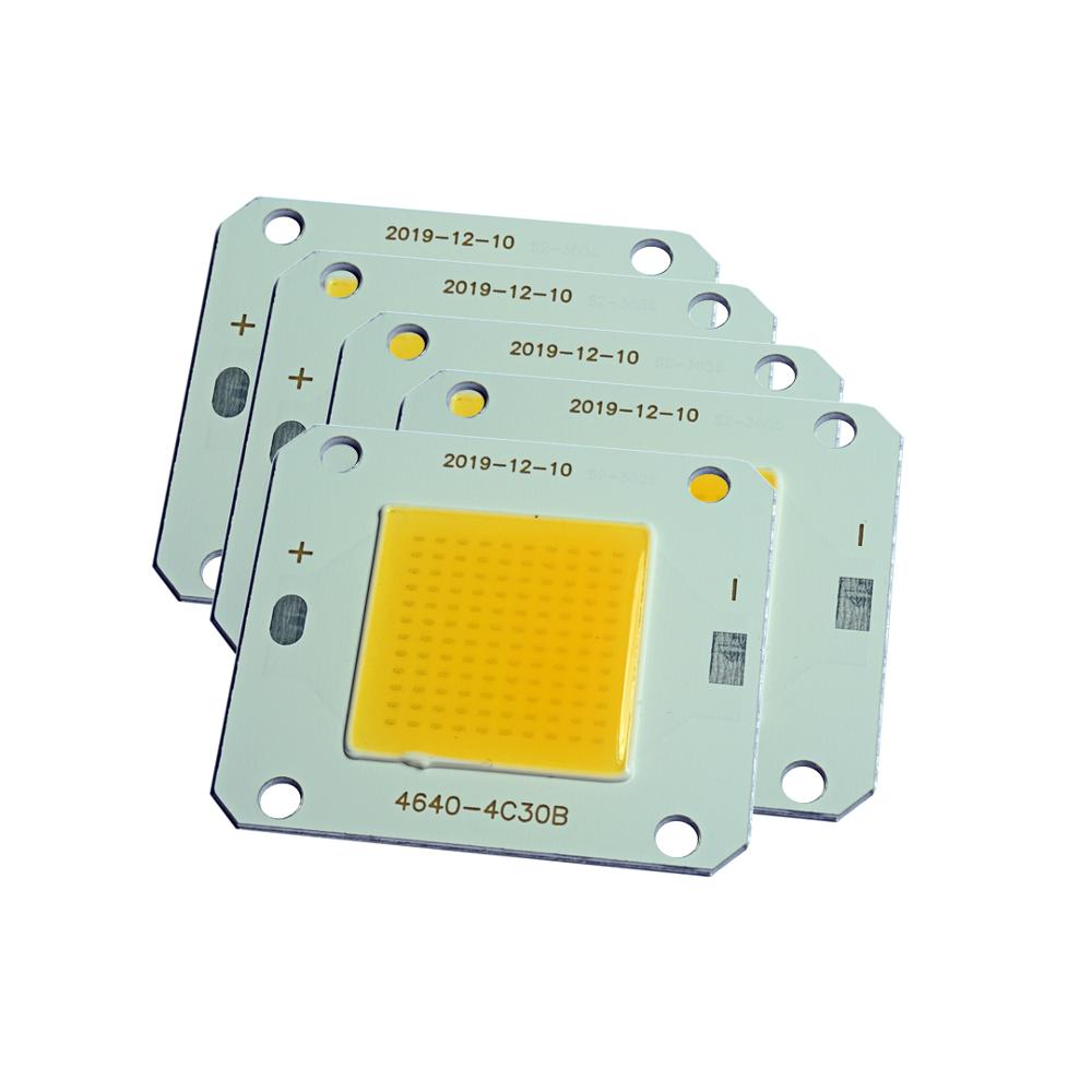 10PCS 50W COB LED Warm white/Neutral White/Cold white 3000K-30000K Full spectrum High Power LED Light DC12V/DC30-32V