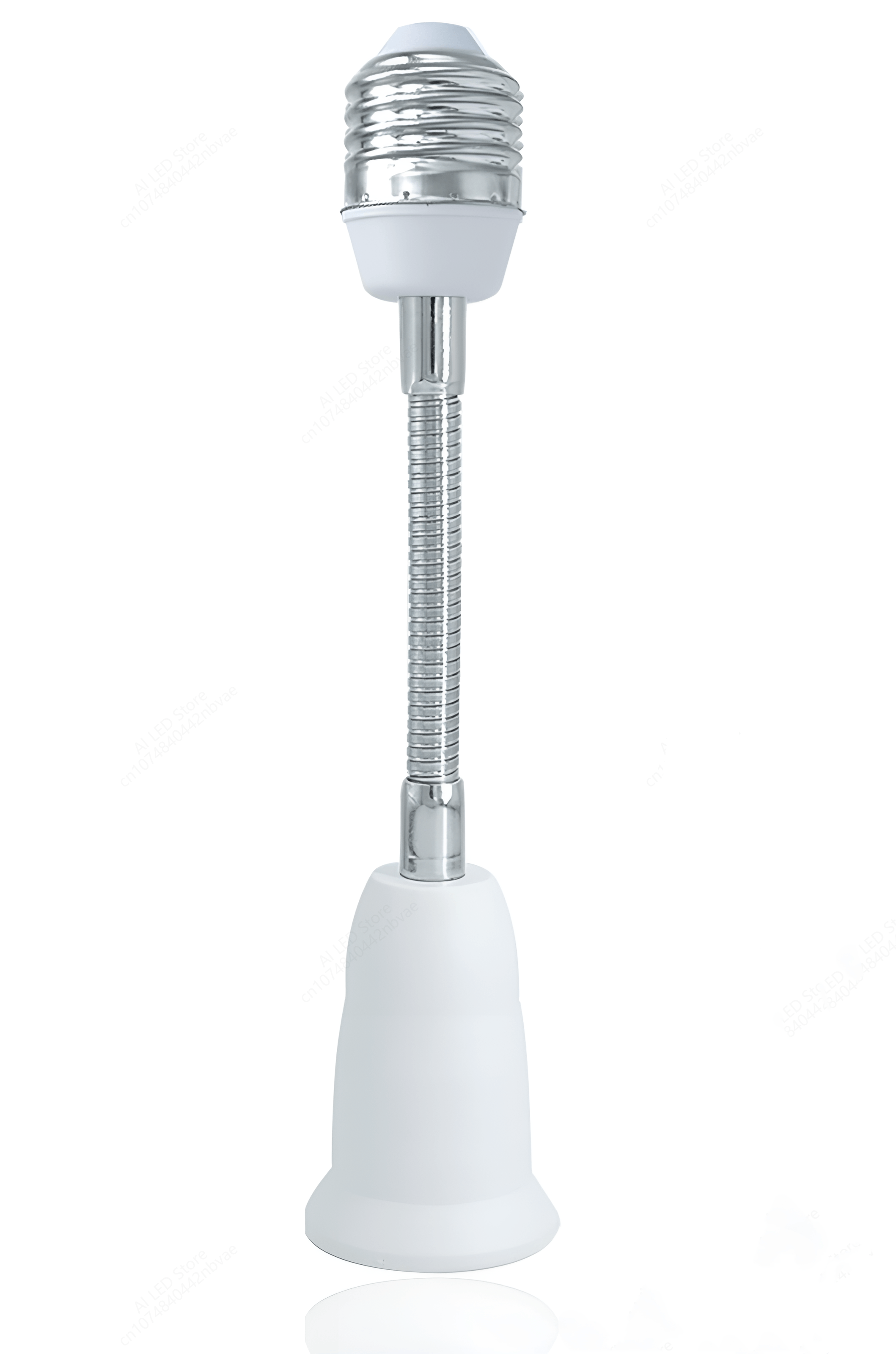 E27 Splitter 2 In 1 heads Adjustable AC85-265v 27 To E27 Base LED Bulb Adapter Converter Lamp Holder Socket Splitter: Brown