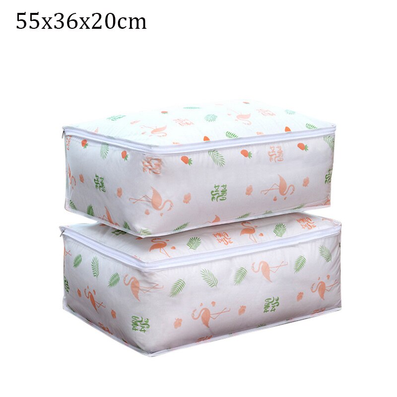 Opvouwbare quilt opbergtas kleding beddengoed deken kast organizer doos zakjes afwerking kast garderobekast container: A1 s 1 stuks