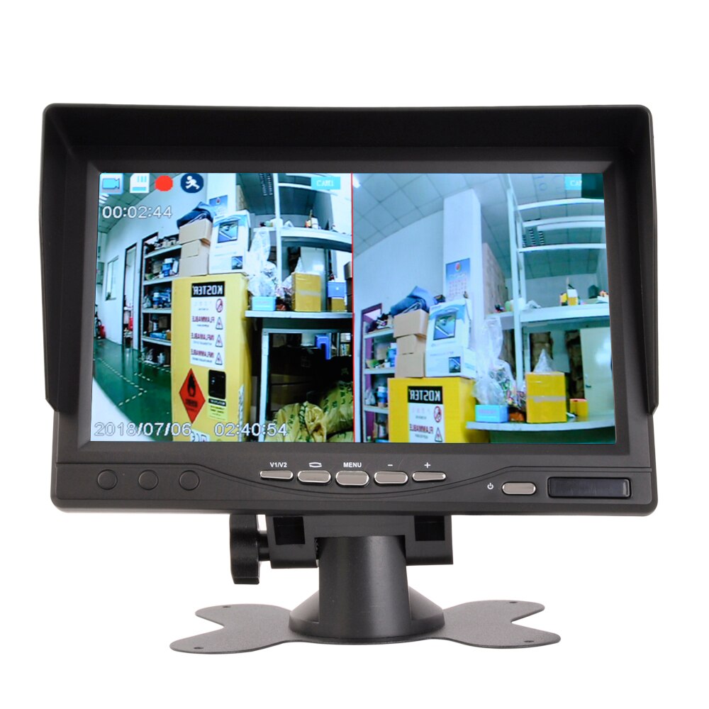 7icnh AHD car monitor IPS Screen ,2CH,with SD Recording