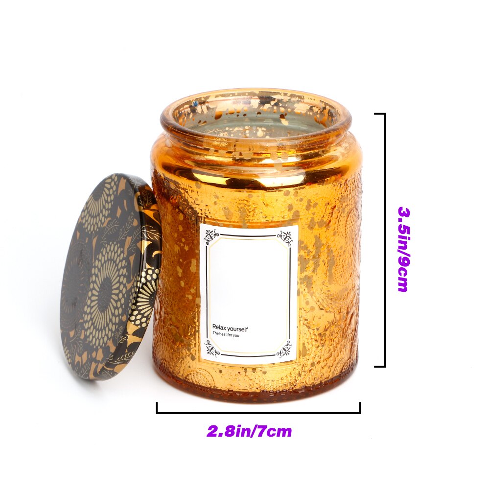 DIY Kerze Tasse Glas Soja Wachs Flaschen Topf Leere Aromatherapie Kerze Gläser Bunten Großen Container
